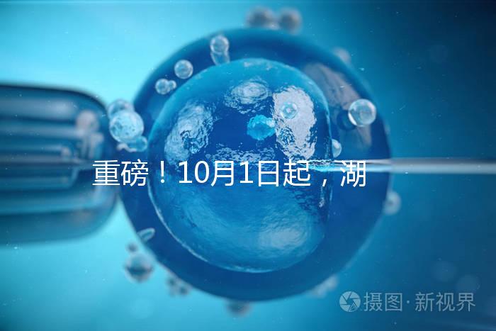 重磅！10月1日起，湖南省試管嬰兒納入醫保報銷（附29家醫保定點醫院）