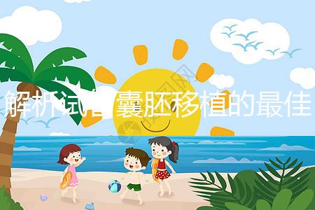 解析試管囊胚移植的最佳時間！一般囊胚幾天移植最好